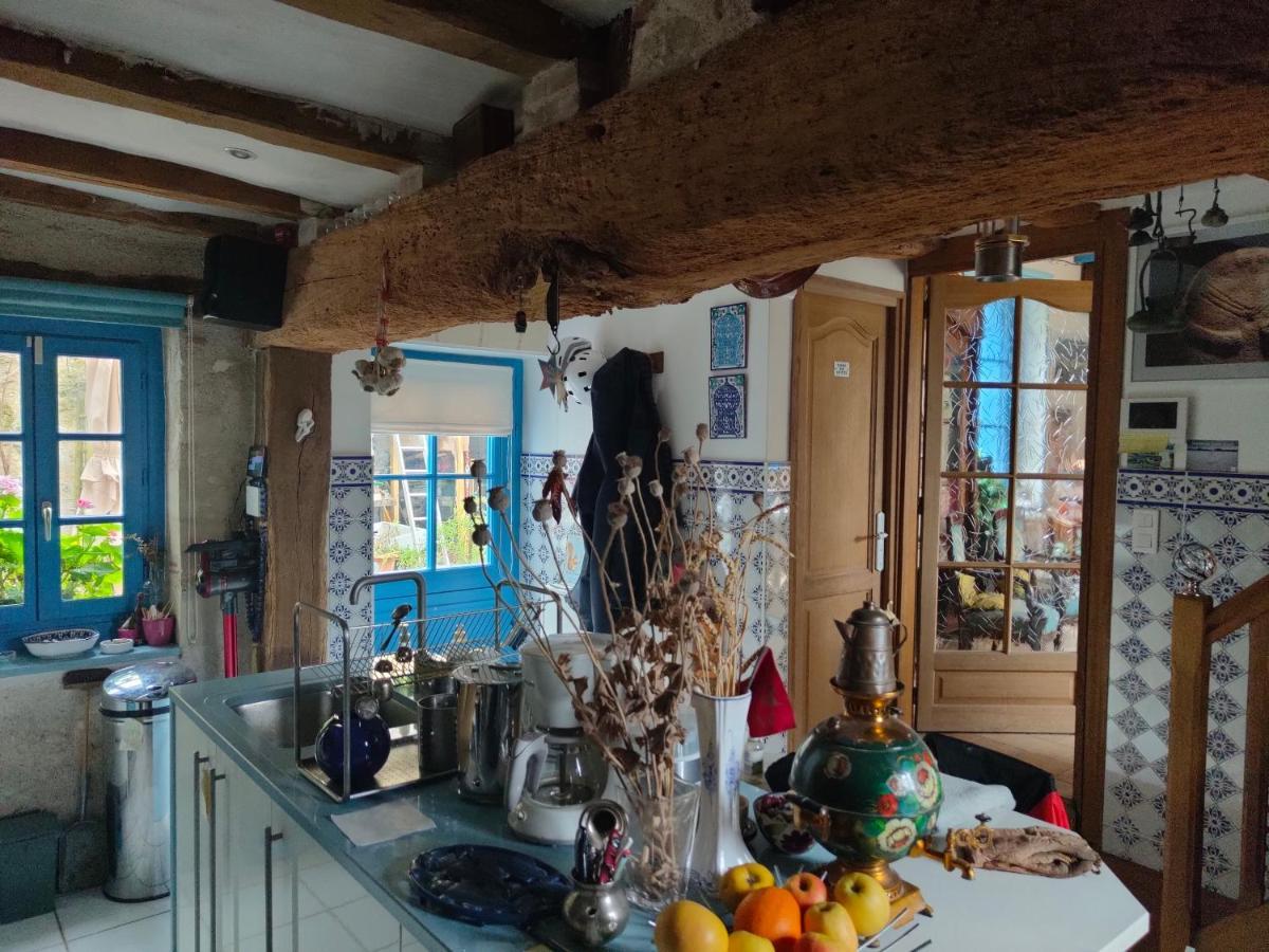 La Maison Bleue De Husseau Ancienne Ferme Semi-Troglodytique 18E Siecle Villa Montlouis-sur-Loire Kültér fotó