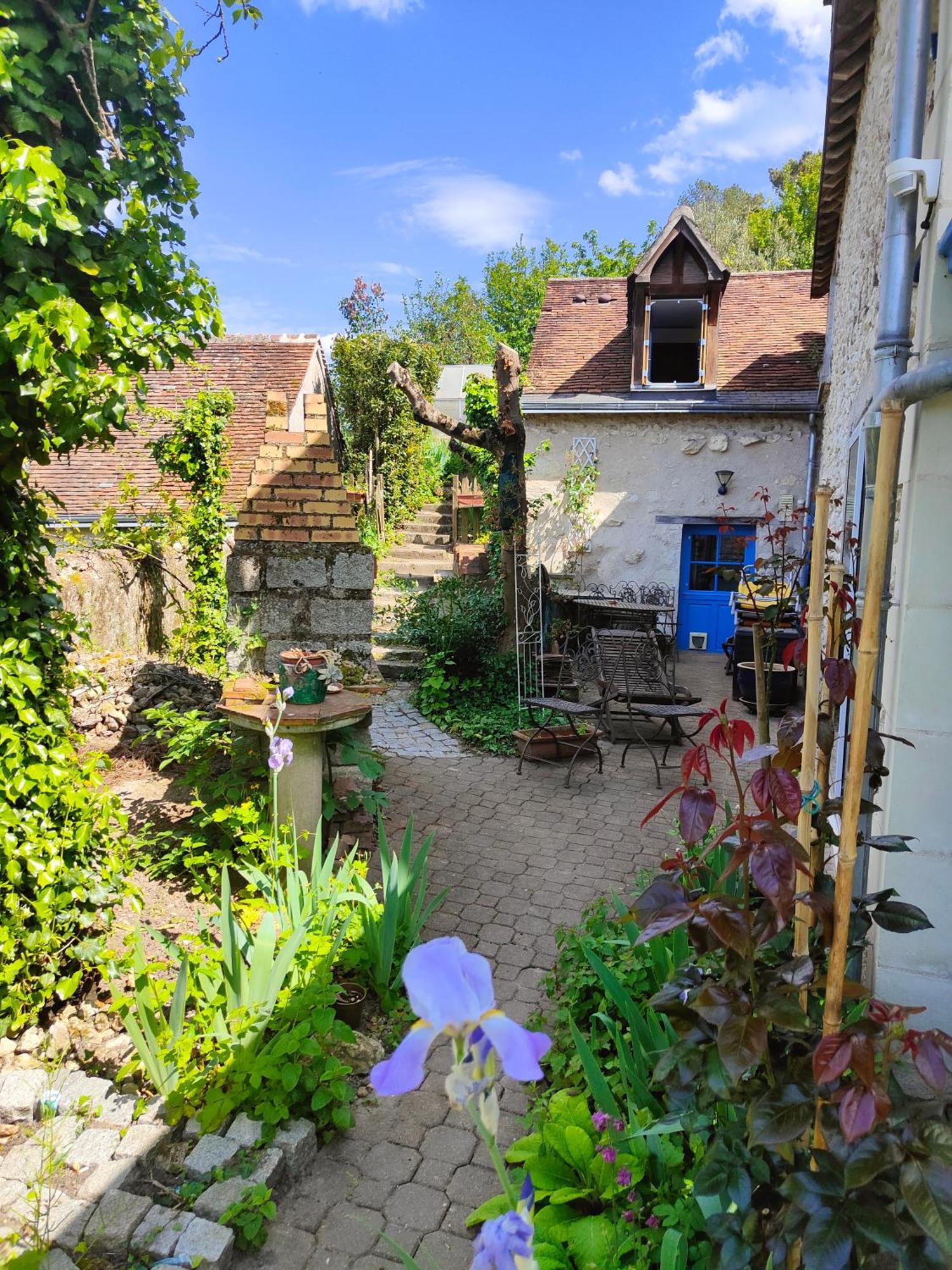 La Maison Bleue De Husseau Ancienne Ferme Semi-Troglodytique 18E Siecle Villa Montlouis-sur-Loire Kültér fotó