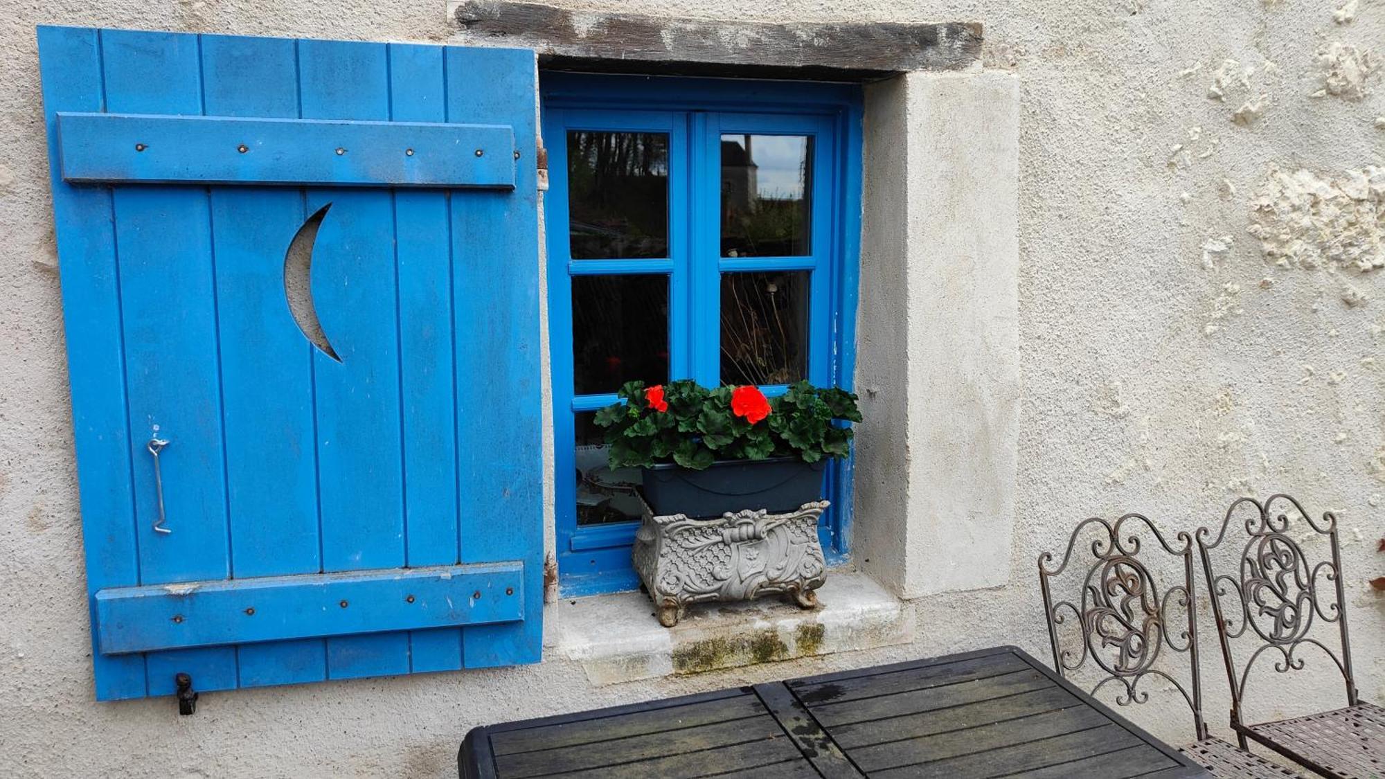La Maison Bleue De Husseau Ancienne Ferme Semi-Troglodytique 18E Siecle Villa Montlouis-sur-Loire Kültér fotó